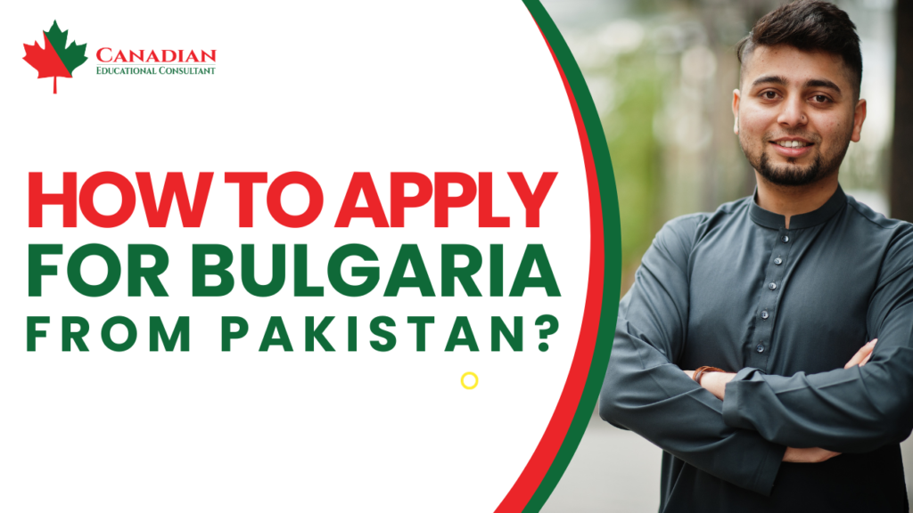 how to apply for Bulgaria from Pakistan